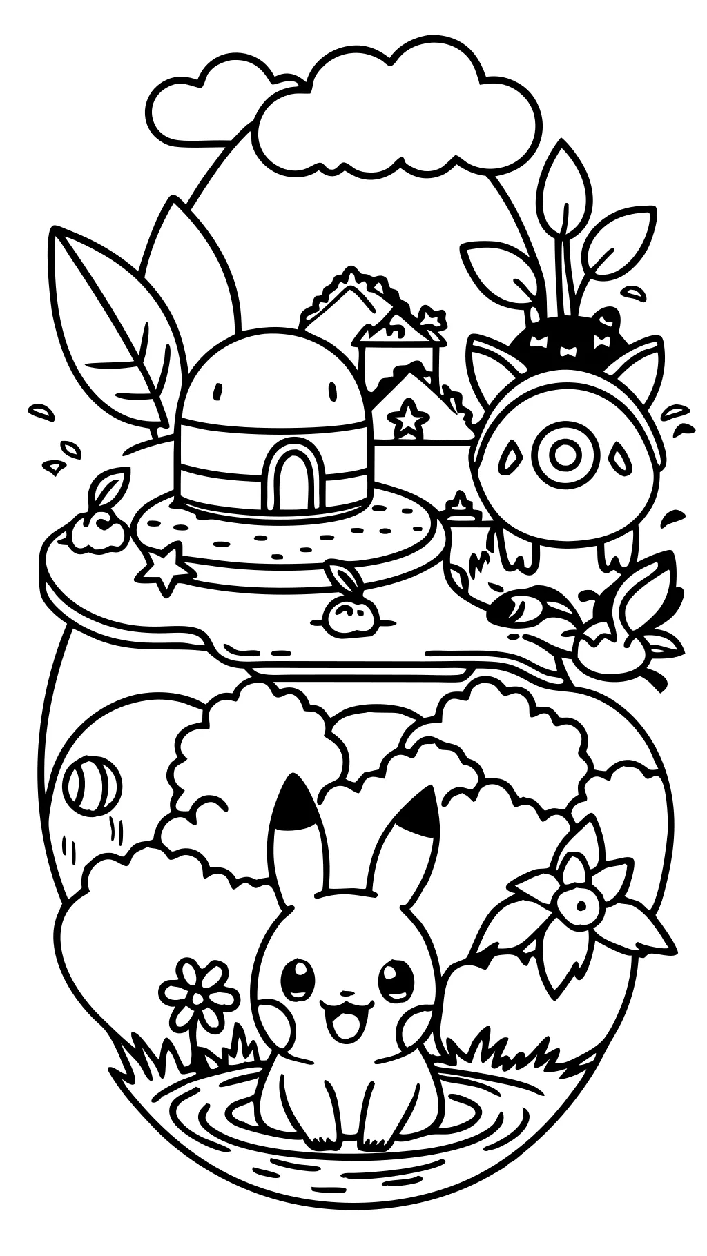 coloriage gratuit pokemon